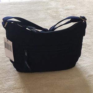 Vera Bradley Quilted Crossbody Bag in Deep Blue